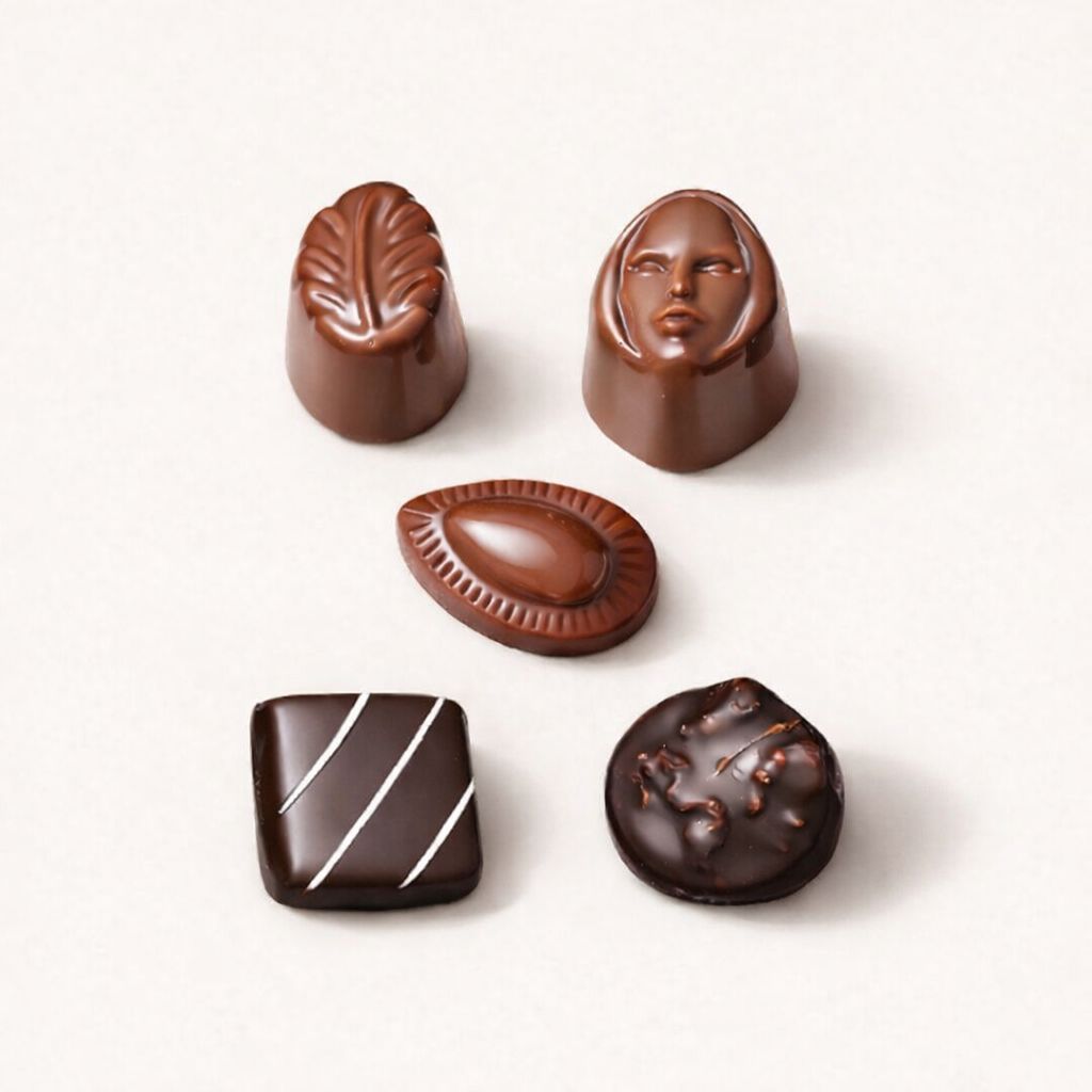 6 Choco Set Mini box Pudra