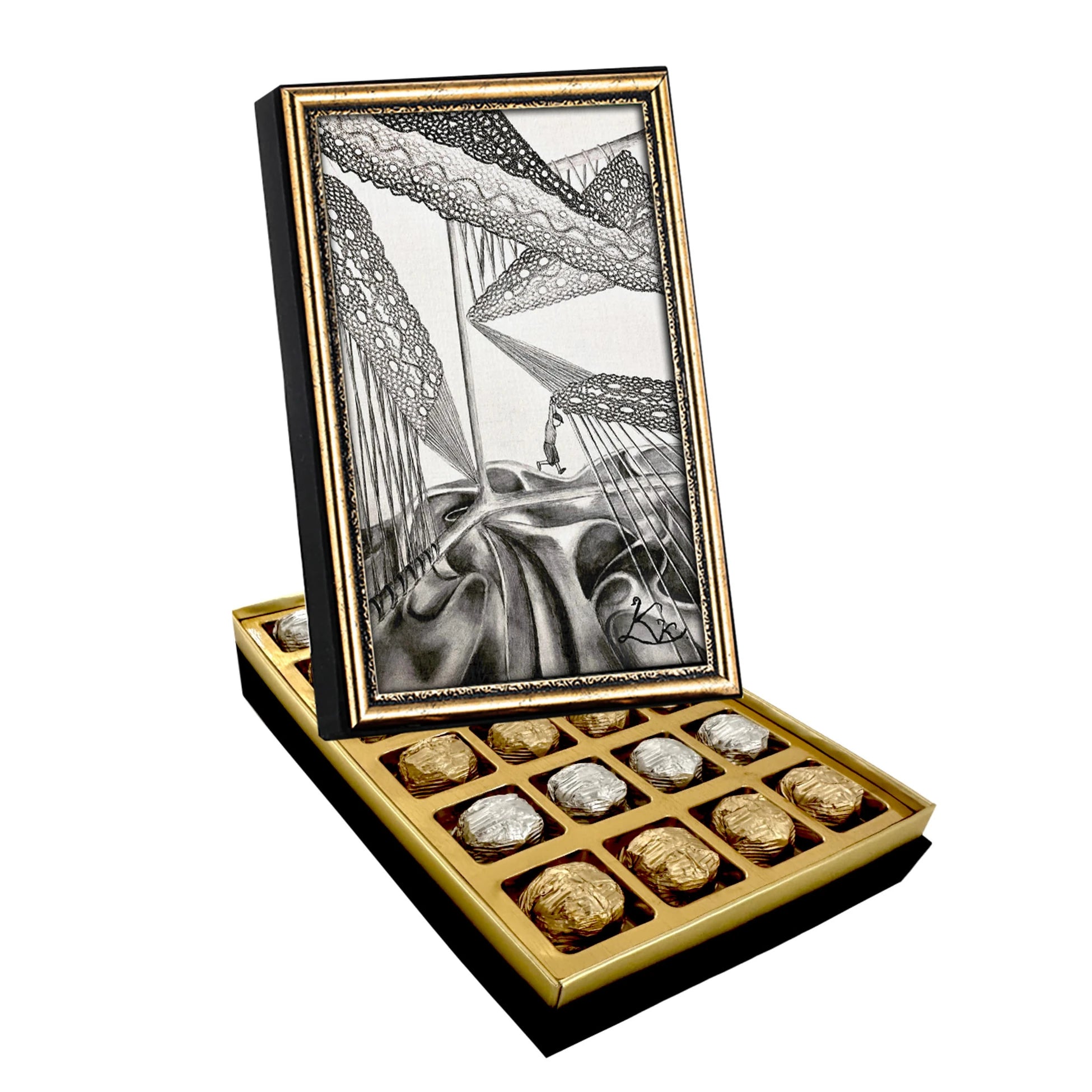 Avantgarde Canvas Painting Chocolate Series 02