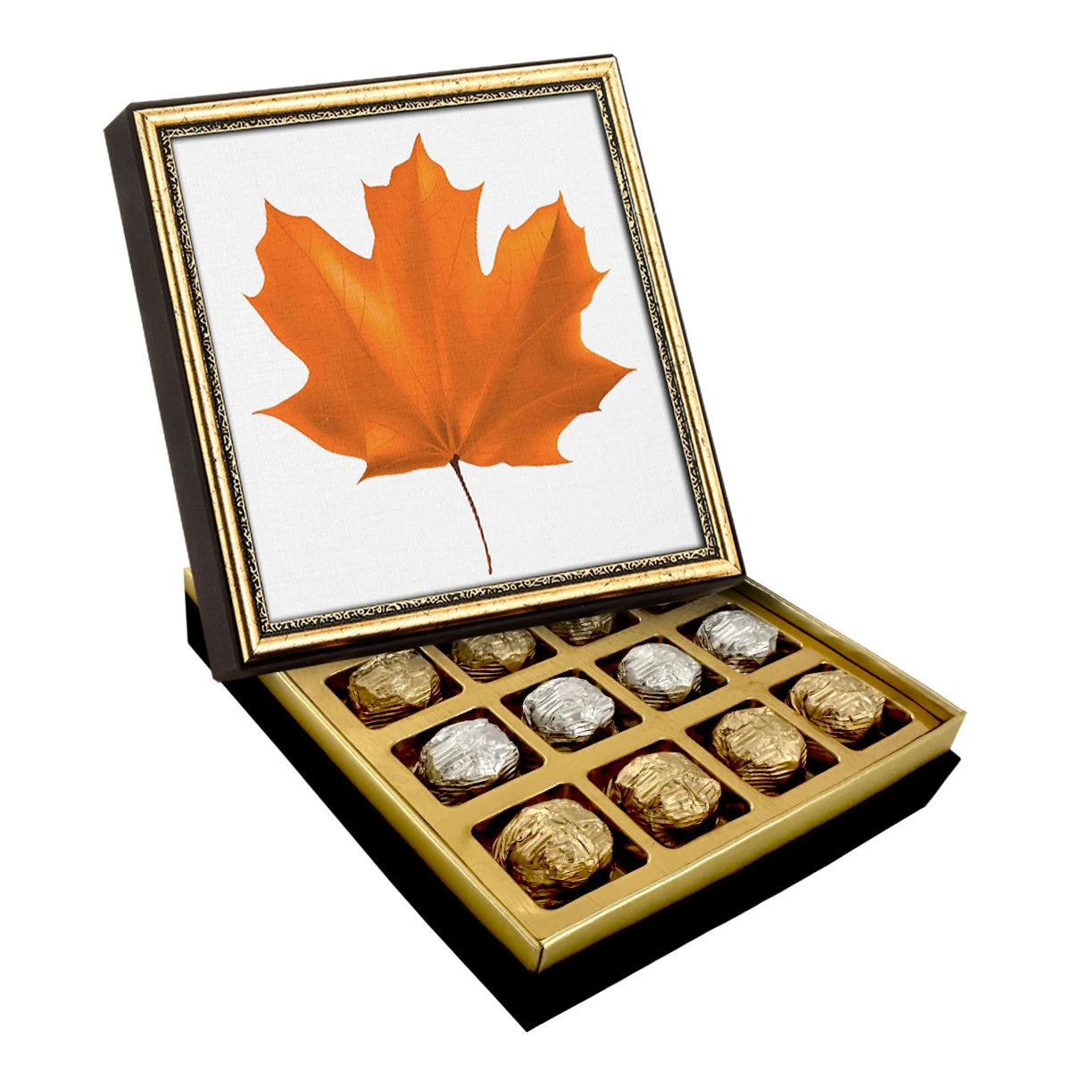 Maple Canvas Painting Chocolate