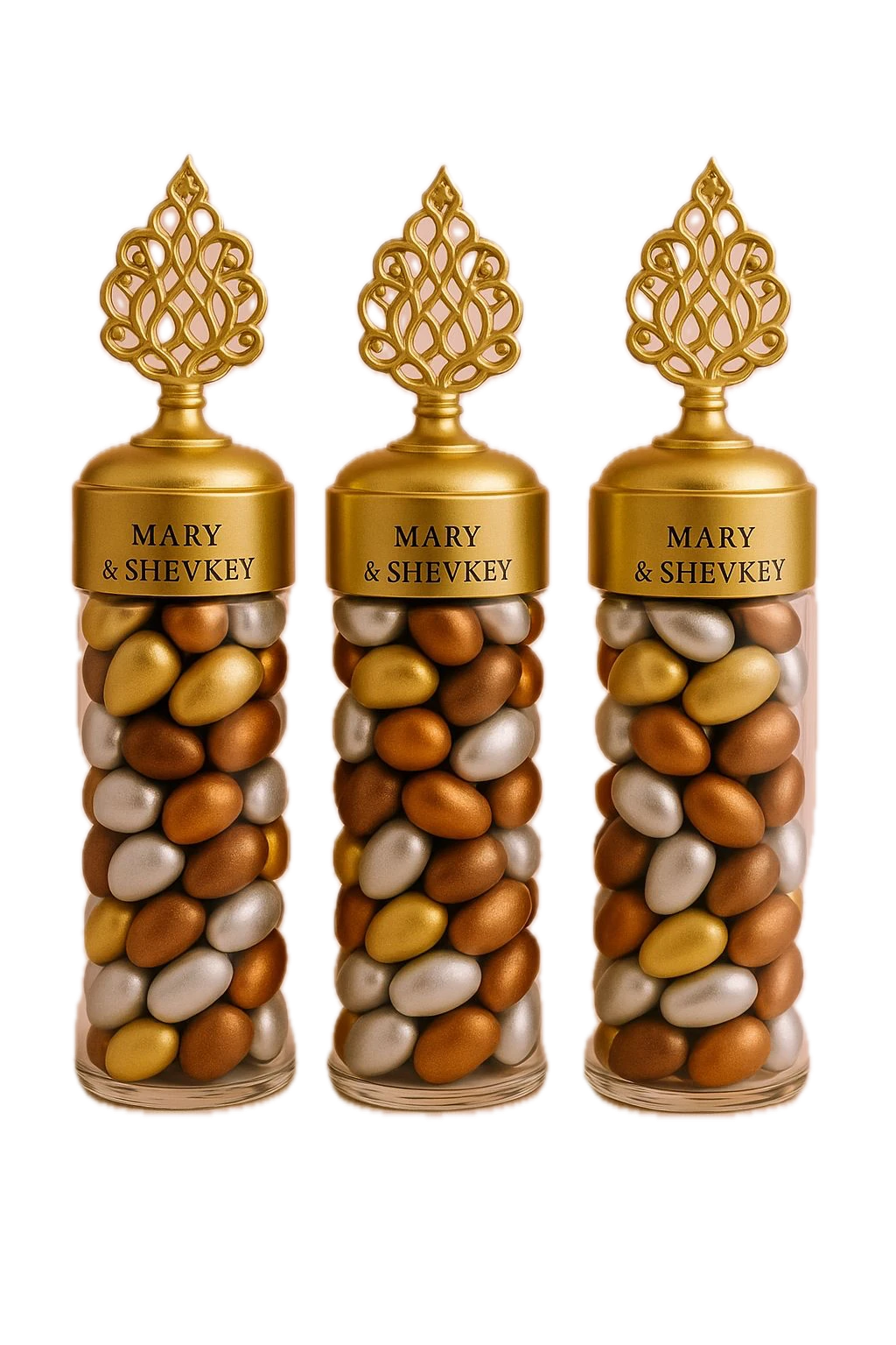 Almond-flavored Dragees - Special Bottle with Ottoman Motifs