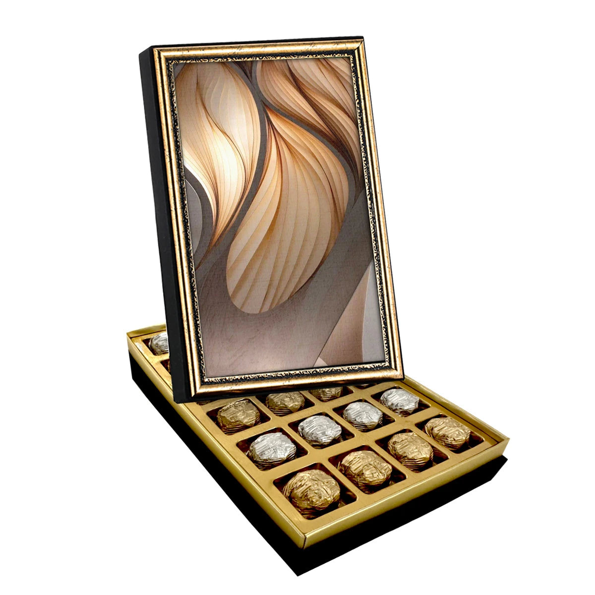 Ancient Tree Canvas Painting Chocolate