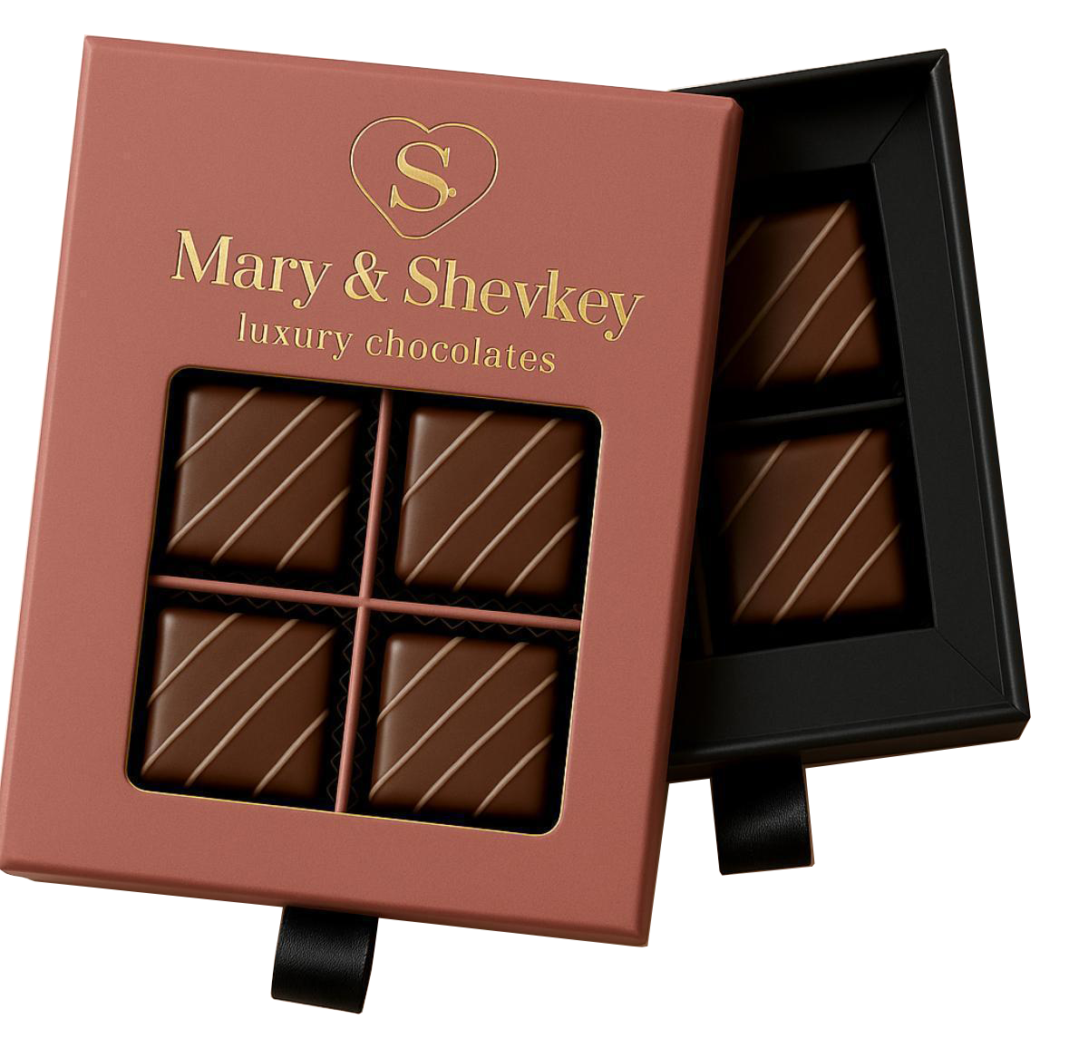 Marzipan Square Choco