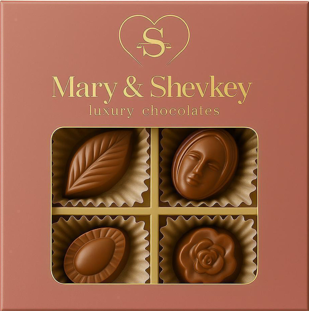 6 Choco Set Mini box Rose