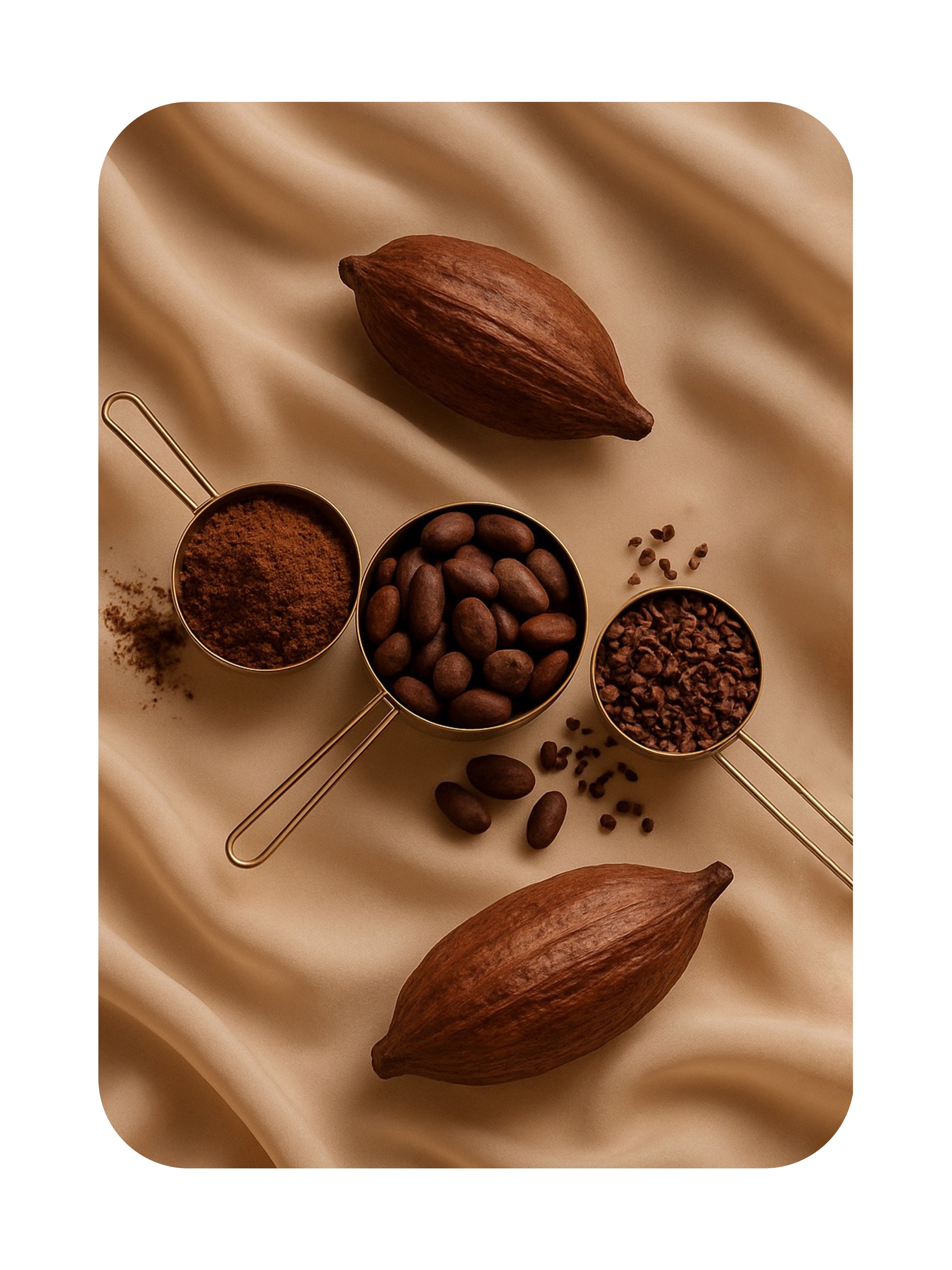 Cacao Powder Chunks Drops-Crumble